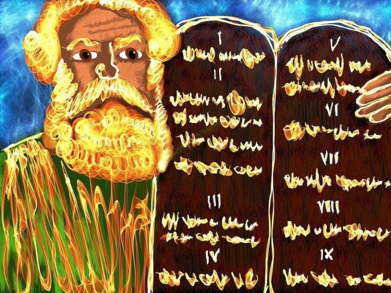 Moses Ten Commandments