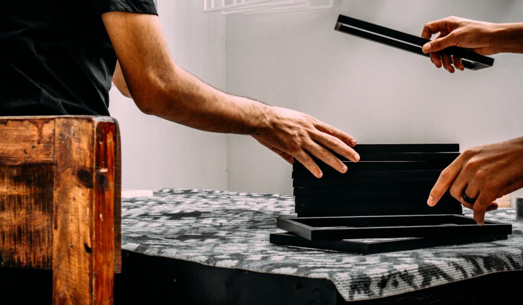 a person playing a piano